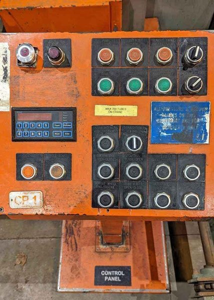 Tube Straightener and Cut-Off Machine, Komo Machine STOCK #3082