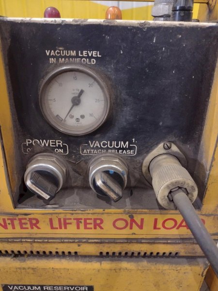 2,000 LBS ANVER LIFT MODEL #VP-1 VACUUM SHEET LIFTER: STOCK #23687