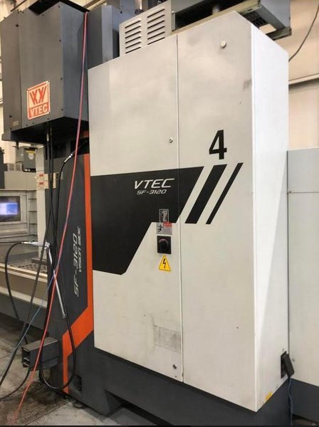 Used 2014 Vision Wide V-Tec SF-3120 CNC Bridge Type Vertical Machining Center For Sale