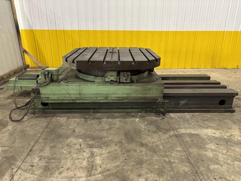 60&quot; X 60&quot; CINCINNATI GILBERT ROTARY TABLE W/ 60&quot; POWER TRAVEL: STOCK #23585