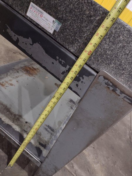 48" X 30" X 6" BLACK PLATCO GRANITE SURFACE PLATE TABLE : YOBRO 25960