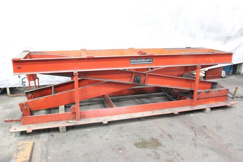 144&#039; X 36&#039; WIDE BRADBURY SCISSOR TRANSFER LIFT: STOCK #65258