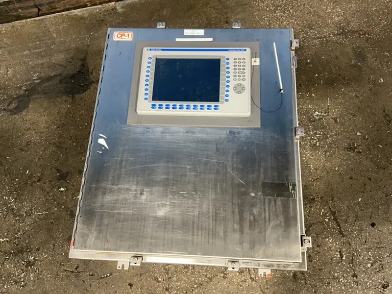 HOFFMAN, ALLEN-BRADLEY CONTROL PANEL BOX WITH PANELVIEW 1250   -  PANELVIEW PLUS 1250