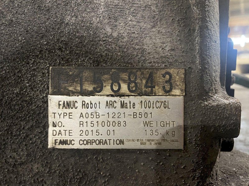 FANUC – ArcMate 100iC/6L w/ R-30iB Controls PARTS ONLY