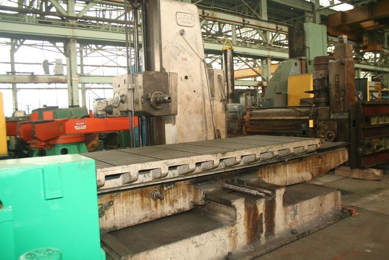 5&quot; LUCAS MODEL 542-120 HORIZONTAL BORING MILL: STOCK #59524