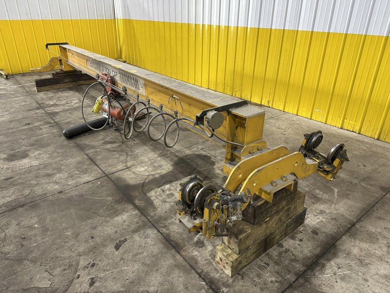 3 TON X 20' CLEVELAND TRAMRAIL UNDERSLUNG BRIDGE &amp; 3-TON CM LODESTAR HOIST: STOCK #23054