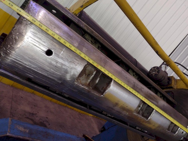 60" x 14 GA X 20,000 LB IOWA PRECISION MODEL #SLR6014-2.5 SLITTING CUT TO LENGTH COIL SLEAR LINE: YOBRO #26015
