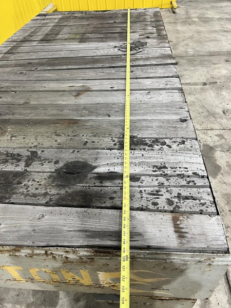 20 TON X 60" X 120" RAIL MOUNTED HEAVY DUTY TRANSFER CART: STOCK #14599