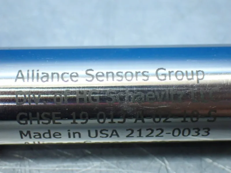 ALLIANCE SENSORS GROUP 2 LINEAR VARIABLE INDUCTIVE TRANSDUCER POSITION SENSORS  -  GHSE-19-013-A-02-10-S