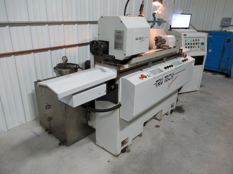 Tru Tech TTS-8-20 CNC Cylindrical Grinder, 8" x 20", Motorized Workhead, Tailstock, Coolant System- Auction Item