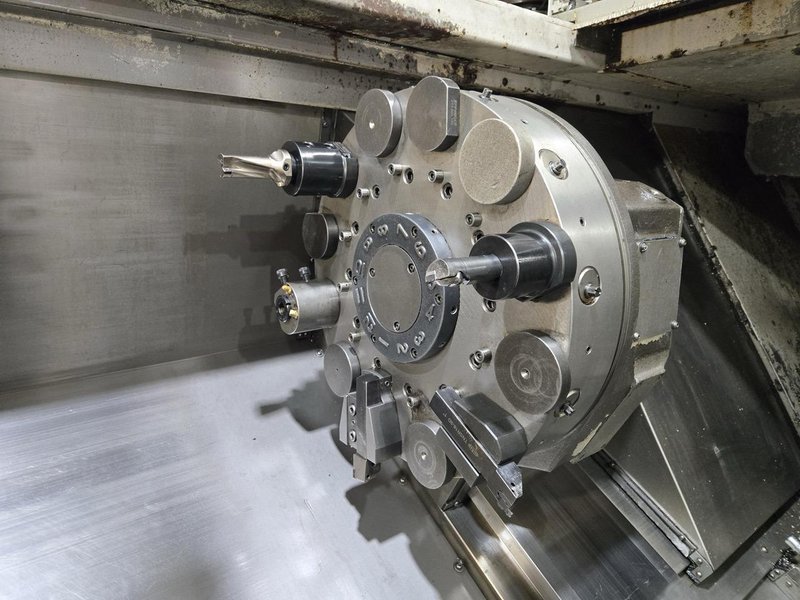 Okuma Captain L470M/1250 CNC Lathe, 2007 – Live Tooling, C- Axis