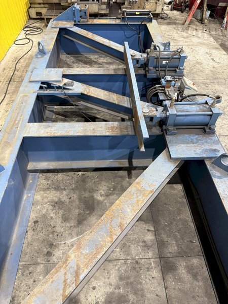 250 TON X 21' CAMBCO HYDRAULIC BEAM CAMBERING / BENDING MACHINE: YOBRO #24412