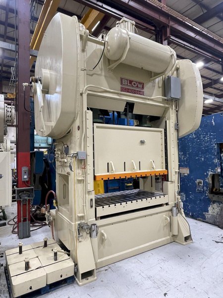 400 ton Blow SC2-400-84-48 Used Straight Side Mechanical Metal Stamping Press For Sale, Year 1989, RECONDITIONED!