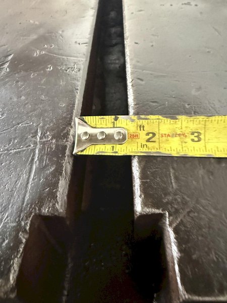 60" X 90" X 14" T-SLOTTED FLOOR PLATE. STOCK # 0632121