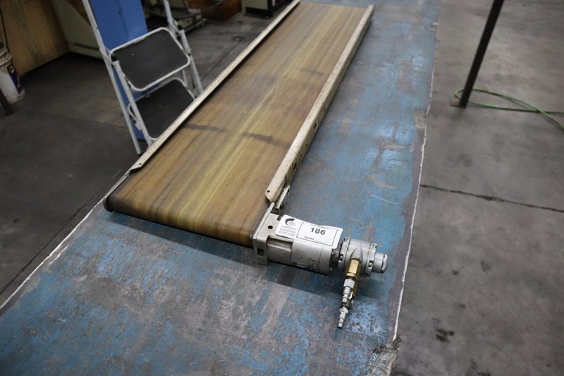 Pneumatic Power Belt Conveyor, 10&quot; x 47&quot; Capacity- Auction Item