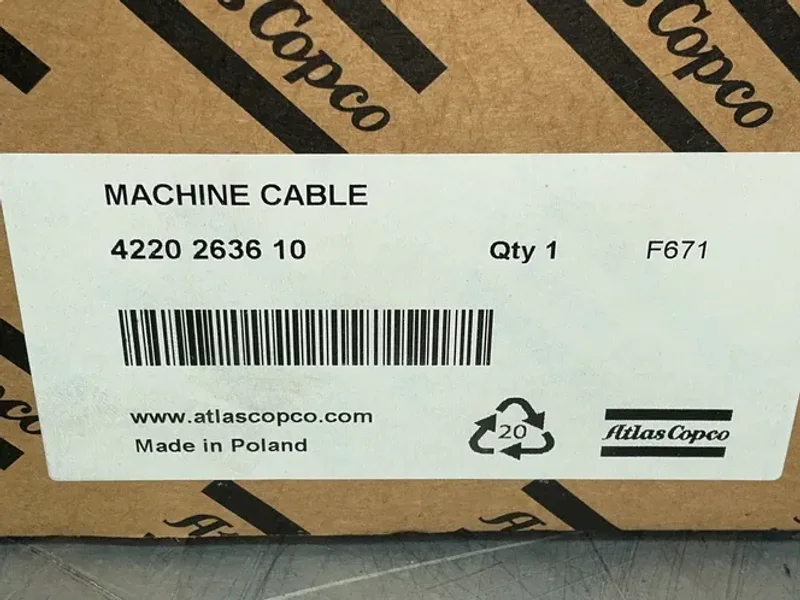 ATLAS COPCO MACHINE CABLE  -  4220 2636 10