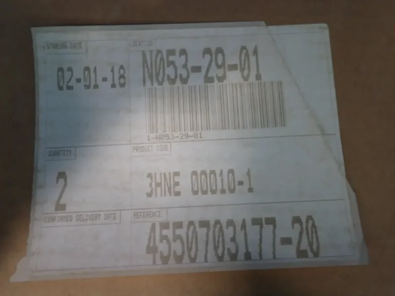 ABB MANIPULATOR CONTROL BOARD  -  3HNE00010-1
