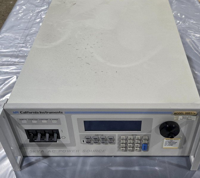 CALIFORNIA INSTURMENTS 5001iX 5kVA POWER SOURCE AND ANALYZER USED