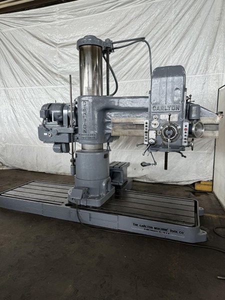 5&#039; X 17&quot; CARLTON 3A RADIAL ARM DRILL. STOCK # 0893424