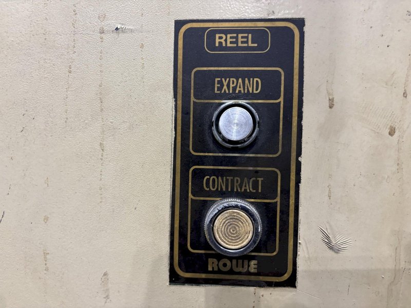 16,000 LBS X 30&quot; X 84&quot; OD ROWE MODEL #16030-DSV MOTORIZED COIL REEL UNCOILER: STOCK #22333