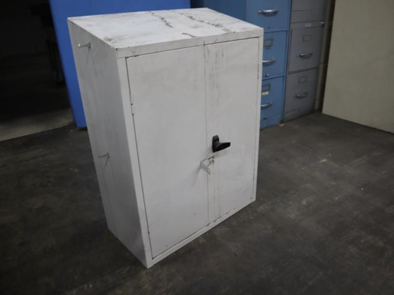 Metal Cabinet 2 Door- Auction Item