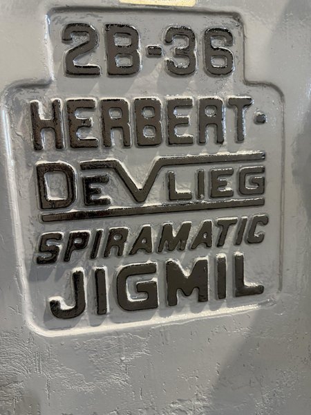 2.5" DEVLIEG 2B-36 SPIRAMATIC HORIZONTAL BORING MILL W/ TOOLING. STOCK # 0881425