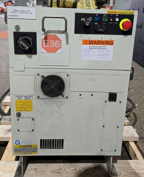 FANUC R-2000IB/210F + R30IB ROBOT ARM AND CONTROL CABINET – NO PENDANT USED