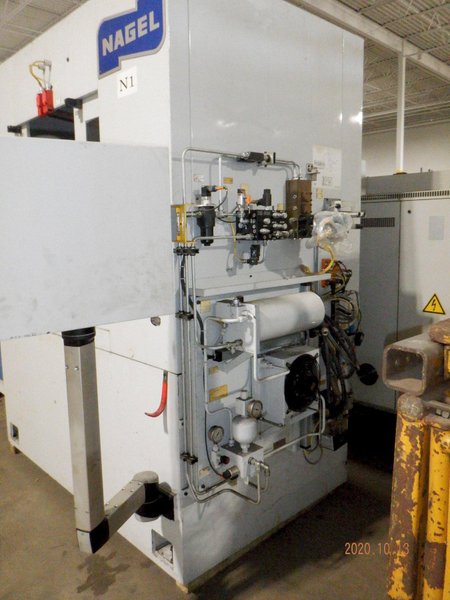 Nagel ECO 40-2 CNC Twin Spindle Vertical Honing Machine, 3 - 40mm Bore Size, 400mm Stroke, Allen Bradley Panel View Plus 1500 Control, New 2012