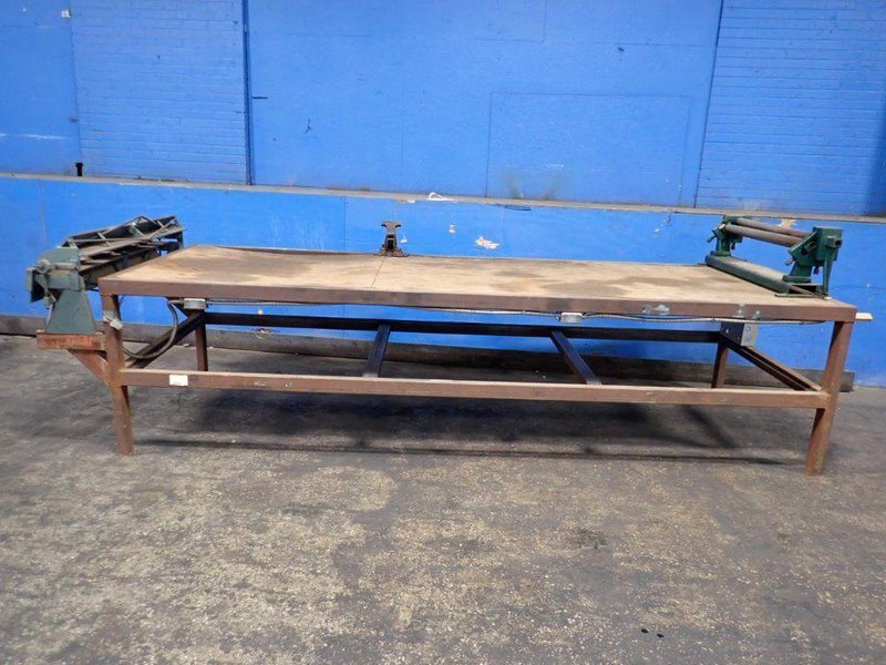 TENNSMITH / ROPER WHITNEY COMPANY 36" / 22 GAUGE MANUAL SLIP ROLL / BENDING BRAKE UNIT  -  SR36 / U422