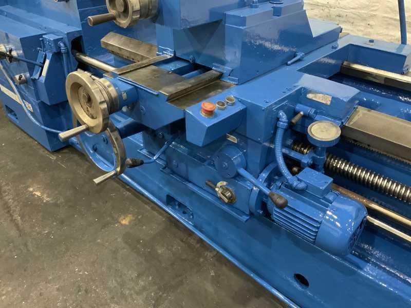 40"/56" X 160" GRUTZPE TIMEMASTER MODEL 4000/500 DOUBLE CHUCK ENGINE LATHE 5.75" HOLE: STOCK 11413
