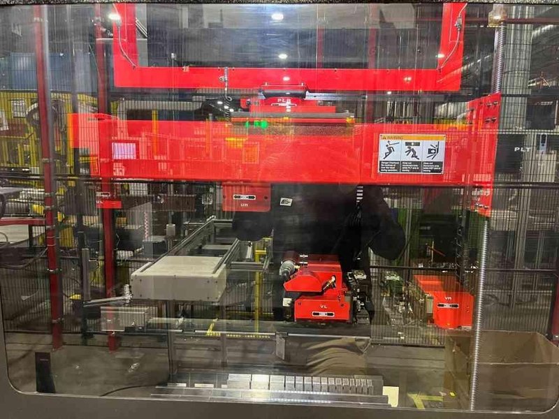100 Ton x 10′ Amada robotic bending system HG1003ARS, 2017 -Tooling Included, Great condition