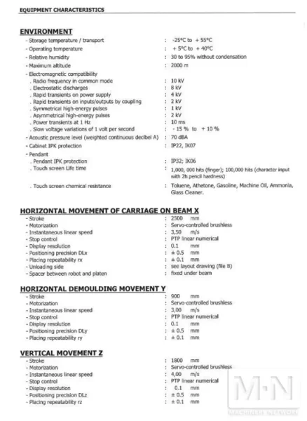 SEPRO MODEL S5-35 SERVO ROBOT MFG 2015