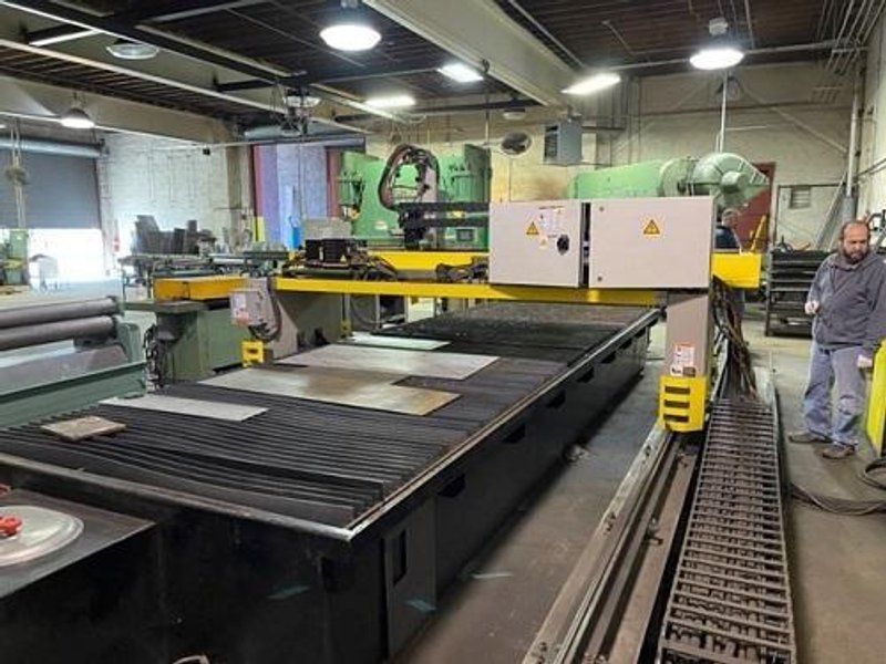 6&#039;5&quot; x 21&#039; ESAB MODEL #COMBIREX DX3000 GANTRY STYLE PLASMA CUTTING MACHINE