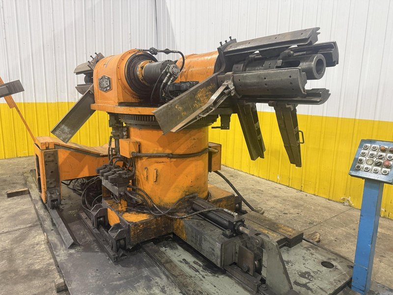 15,000 LB X 16" TISHKEN MODEL #HR-160 DOUBLE END REEL &amp; CAR: YOBRO #25253