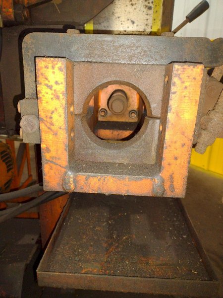 3" HUTH MODEL #2007 HYDRAULIC RAM TYPE TUBE BENDER &amp; END FORMER: STOCK #19709