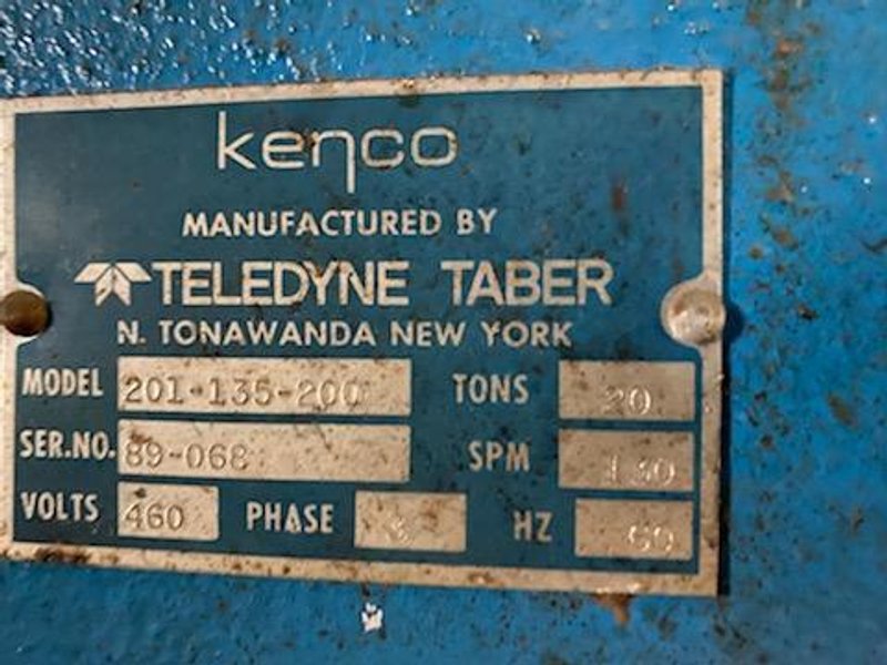 20 Ton Kenco OBI Press