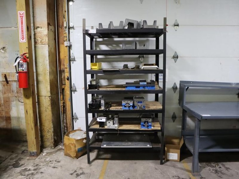 Steel Shelving Unit - 7 Shelves - NO CONTENTS- Auction Item