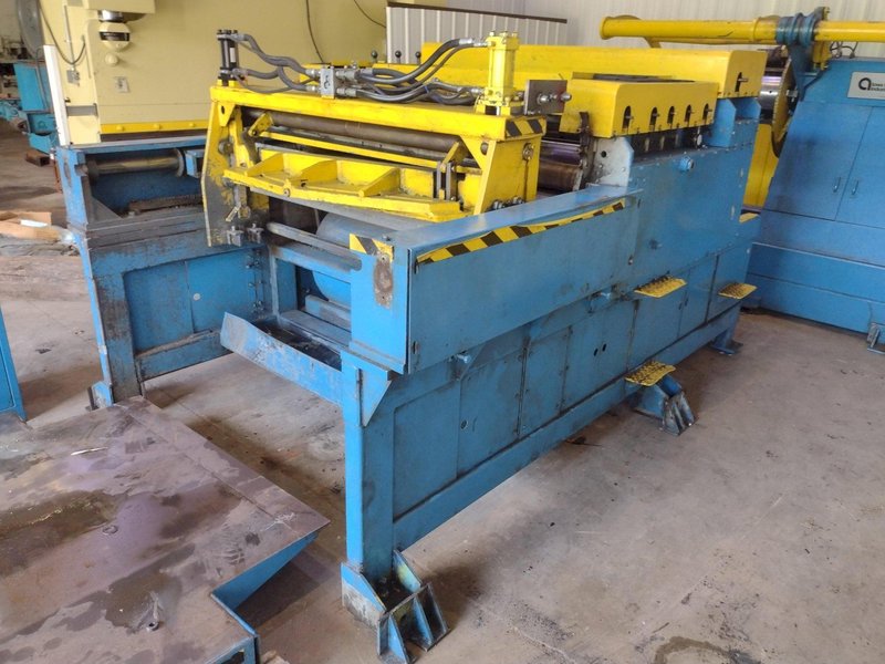 60" x 14 GA X 20,000 LB IOWA PRECISION MODEL #SLR6014-2.5 SLITTING CUT TO LENGTH COIL SLEAR LINE: YOBRO #26015