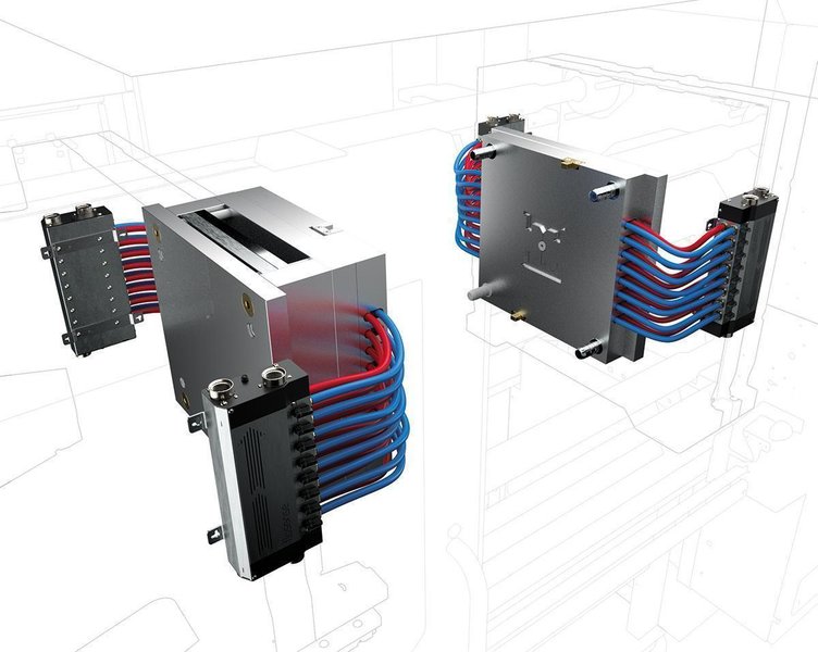 Flosense New F4M12-2-40 Digital Flow Monitor, 12 zone