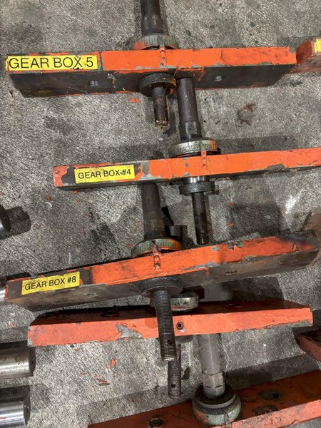 2.5&quot; DAHLSTROM ROLLFORMER PARTS, SHAFT ARBORS, GEARS, SIDE PASSES &amp; MORE: STOCK #22621