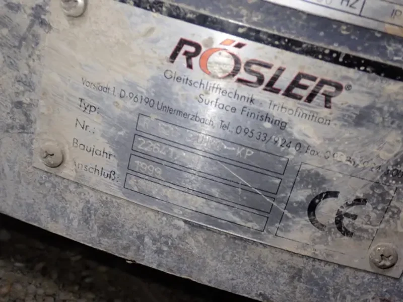 Rosler 60" Dia. Vibratory Finisher - R 620 Euro-kp