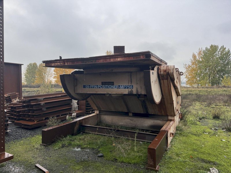 120,000 LBS (60 TON) ARONSON MODEL #AB1200 POWERED WELDING POSITIONER. STOCK # 1218325