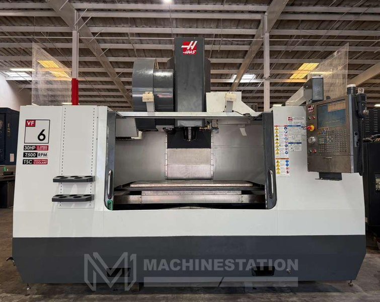 Haas VF-6/50 CNC Vertical Machining Center – 4th Axis Ready, 50 Taper Mill