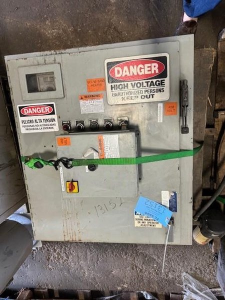 1993 Castec model 200-45-480 200# per minute sand heater s/n c-3lp005, rated at 45kw,