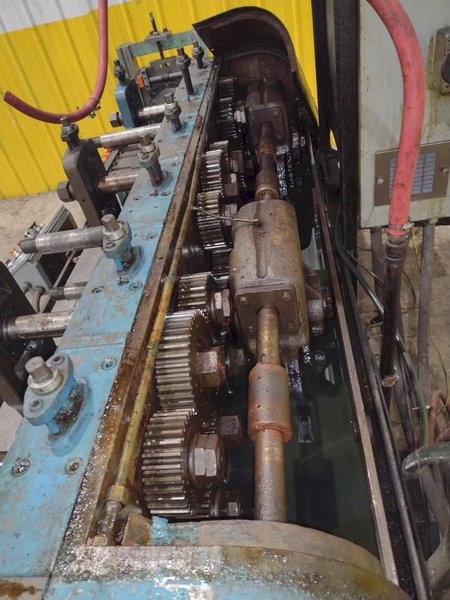 14 STAND X 2” TISHKEN MODEL #14-MW-2 ROLLFORMER 8" ROLL SPACE: YOBRO #24861