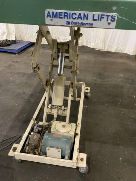 1200 LB AMERICAN LIFTS HYDRAULIC SCISSOR LIFT TABLE: STOCK #80926