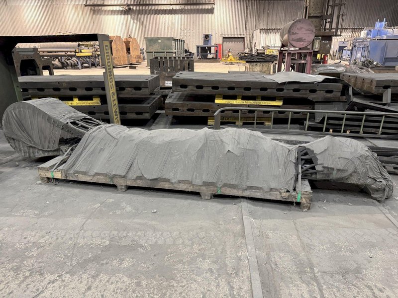 120&quot; X 240&quot; X 11&quot; GIDDINGS &amp; LEWIS T-SLOTTED FLOOR PLATES (2 AVAILABLE). STOCK # 0448925