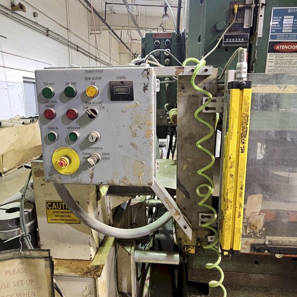 110 TON BLISS C-110 OBI PRESS W/ CWP SMX-24 SERVO FEEDER. STOCK # 1005125.