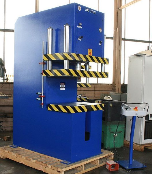 100 TON PRESSMASTER HYDRAULIC C-FRAME PRESS MODEL CFP-100