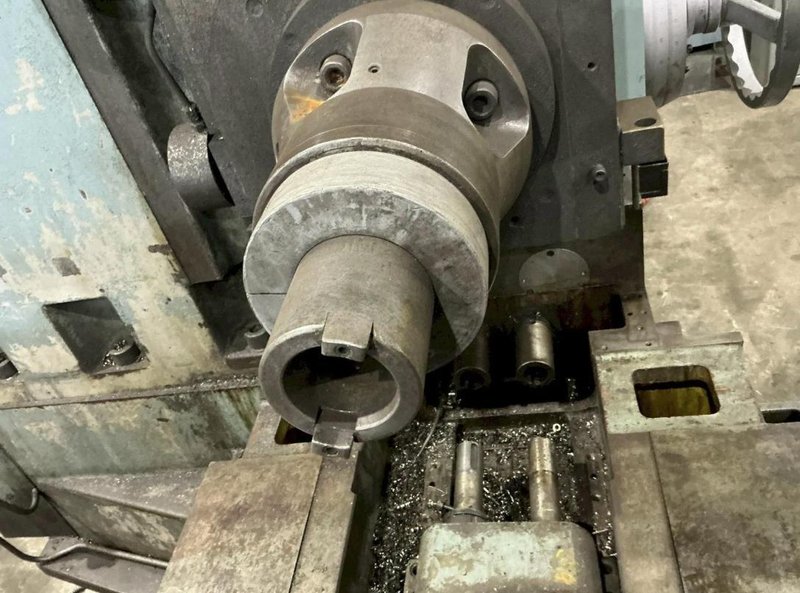 4" NOMURA B-100WP TABLE-TYPE HORIZONTAL BORING MILL 50 TAPER 96" TRAVEL. STOCK # 0543926